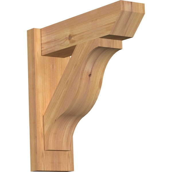 Ekena Millwork Funston Slat Smooth Outlooker, Western Red Cedar, 5 1/2"W x 18"D x 18"H OUT06X18X18FST06SWR - main